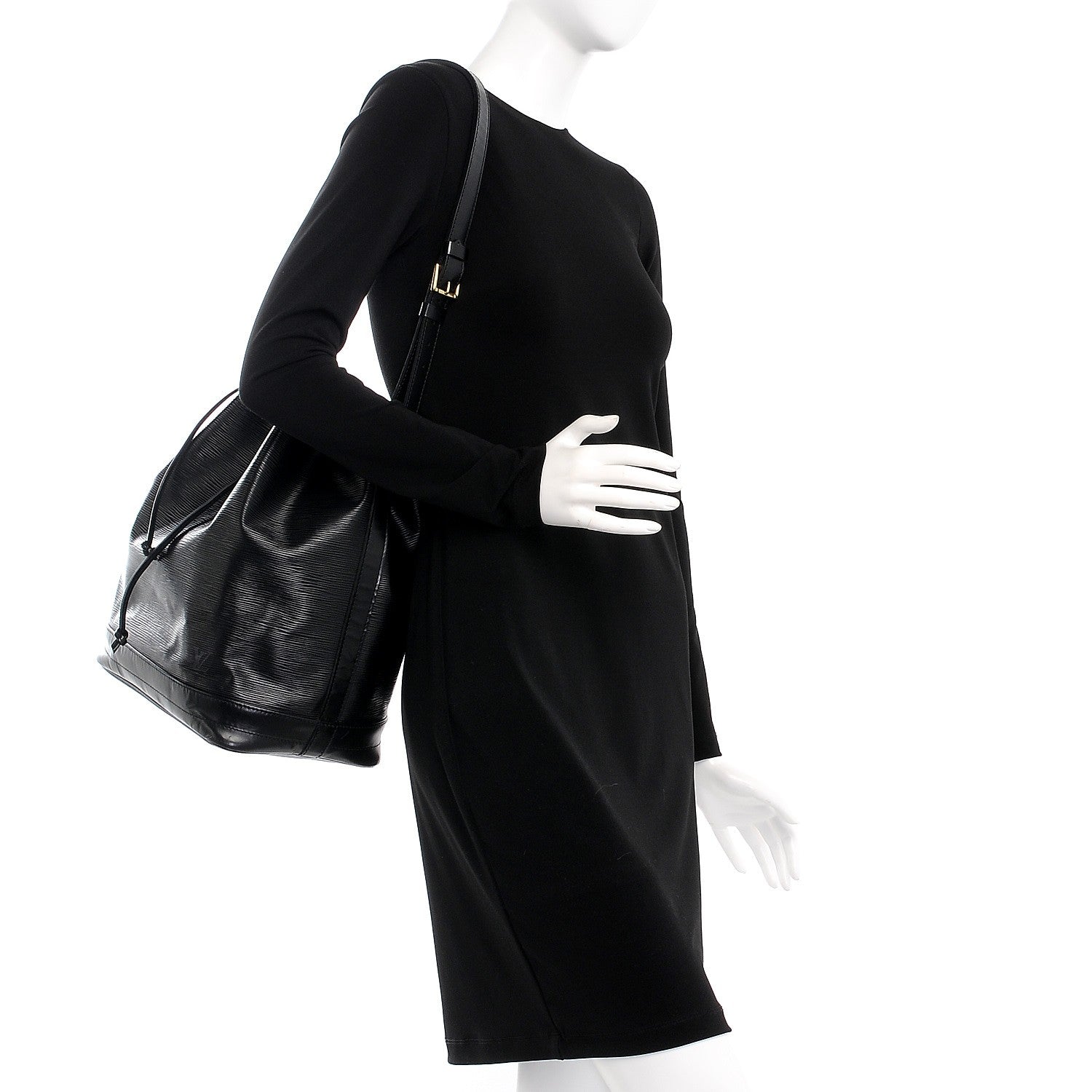 Louis Vuitton Epi Noe Black 2 of 7