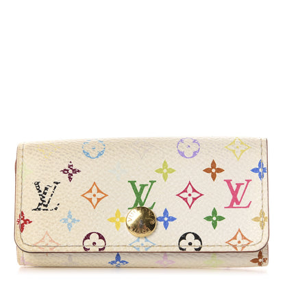 Louis Vuitton Monogram Multicolor Multicles 4 Key Holder White 1 of 8