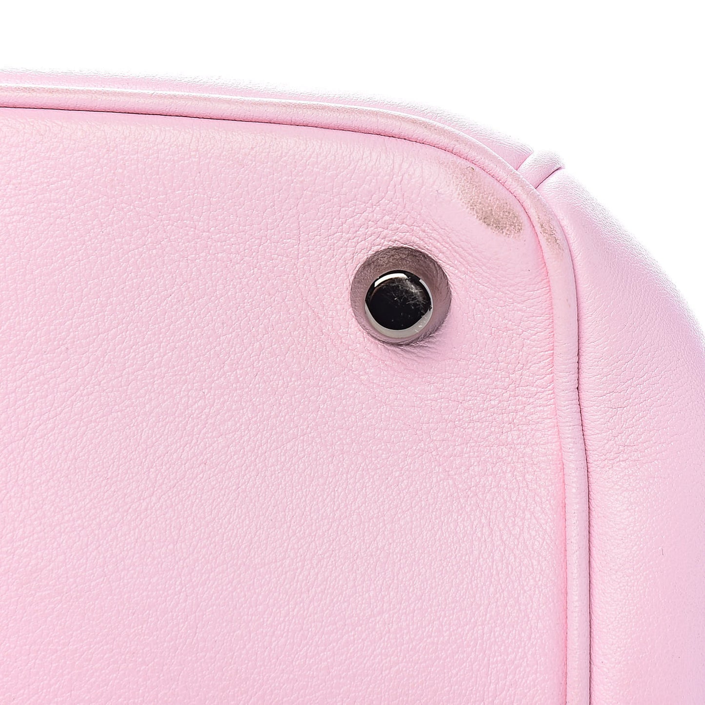 Metallic Patent Smooth Calfskin Small Be Dior Flap Pink Fuchsia