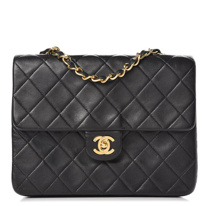 Chanel Lambskin Quilted Small Single Flap Black 1 of 12