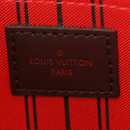 Louis Vuitton Damier Ebene Neverfull MM GM Pochette 6 of 9