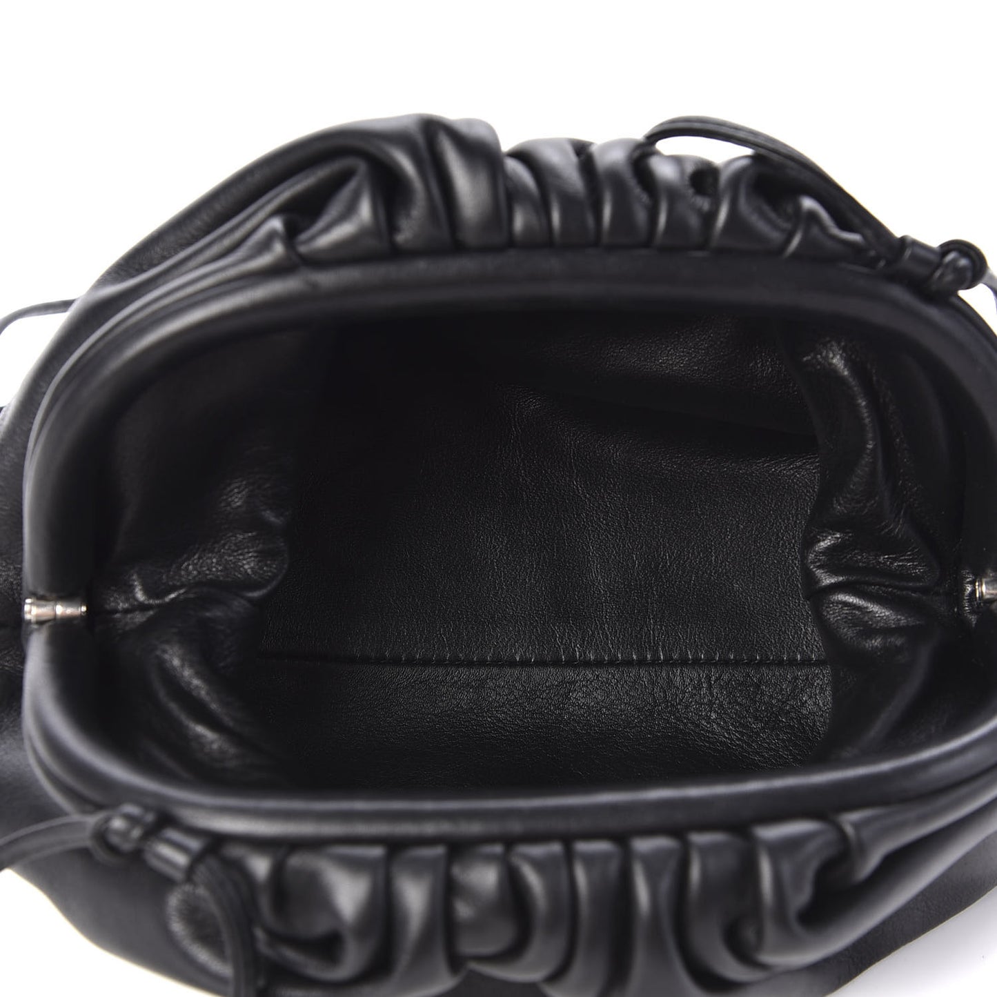 Butter Calfskin The Mini Pouch Black