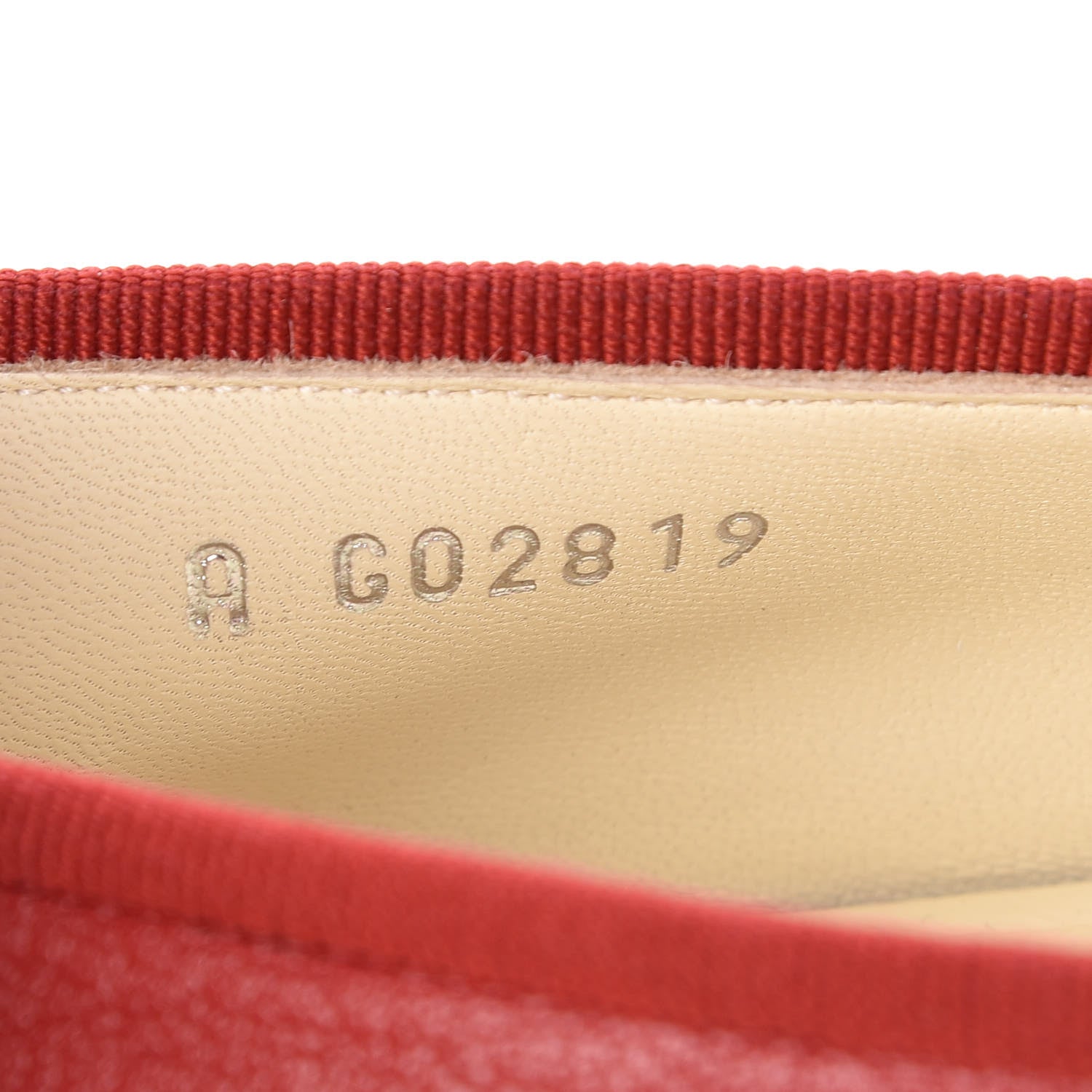 Chanel Goatskin Patent Cap Toe CC Ballerina Flats 41 Red 8 of 9