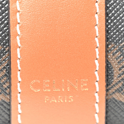 Celine Triomphe Canvas Calfskin Small Bucket Bag Tan 6 of 10