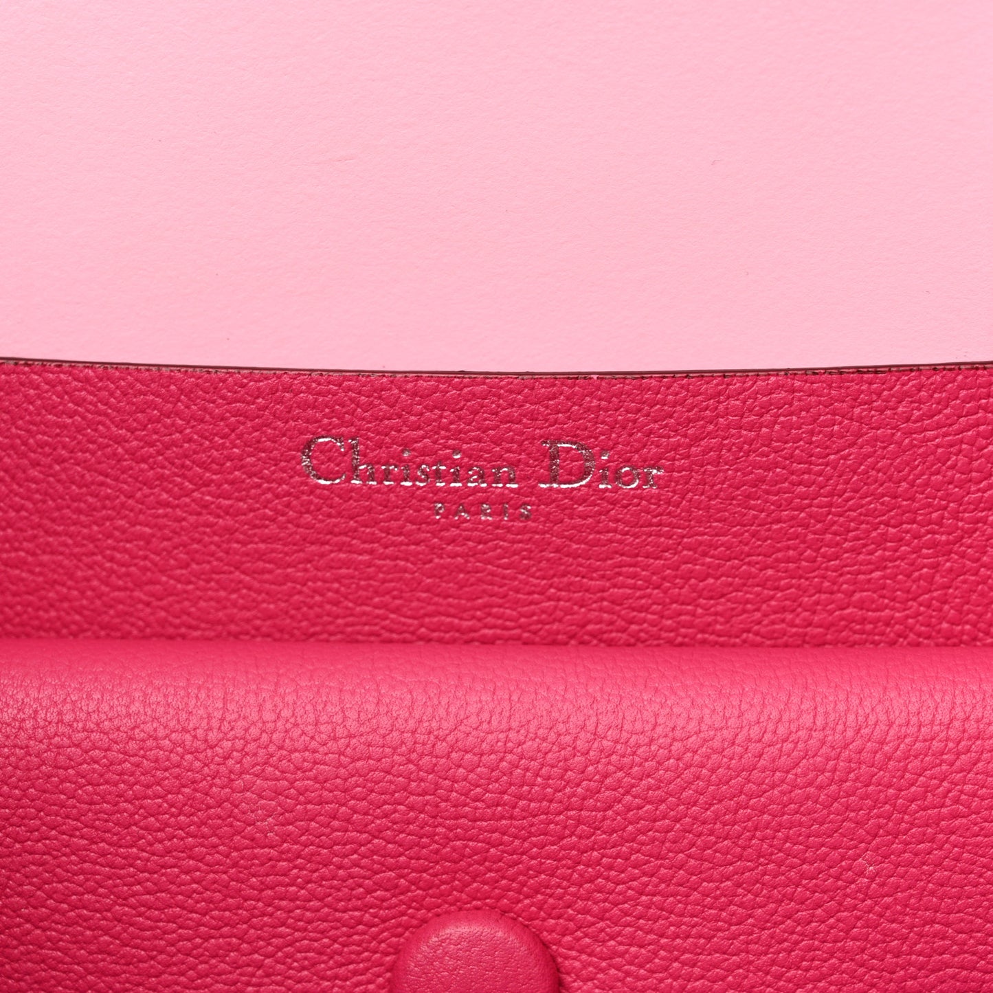 Supple Grained Calfskin Large Open Bar Tote Pink
