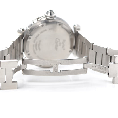 Cartier Stainless Steel 35mm Pasha C Big Date Automatic Watch Blue 5 of 5