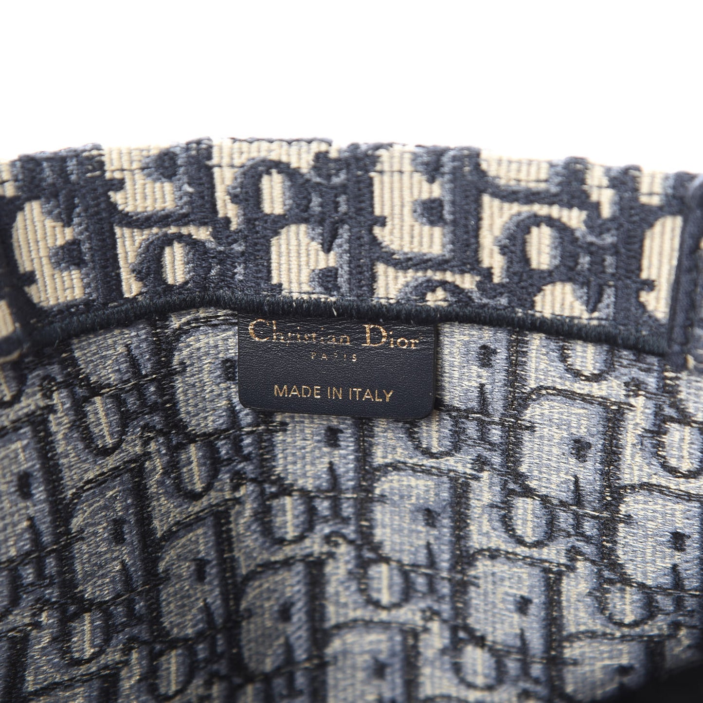 Oblique Book Tote Blue Multicolor