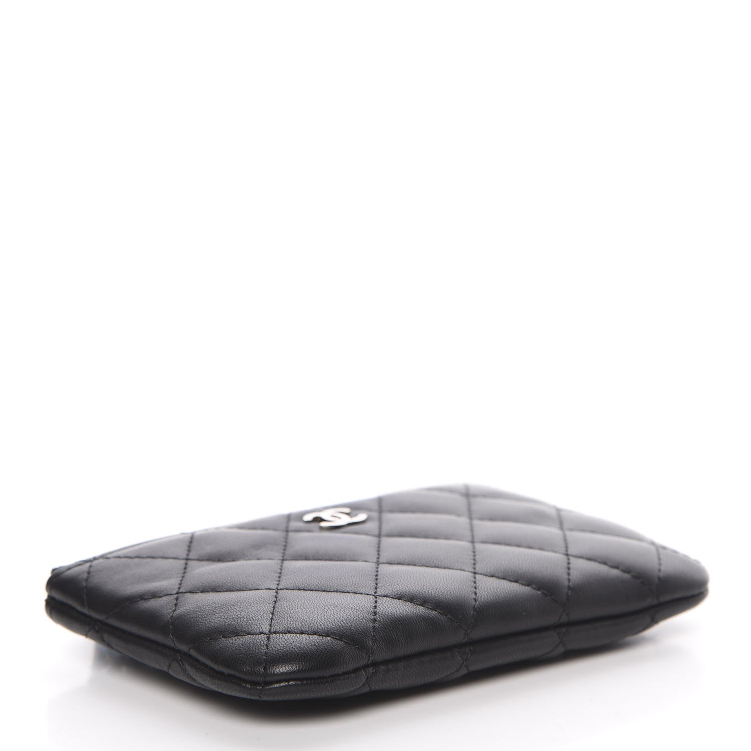 Chanel Lambskin Quilted Small Casino Cosmetic Case Black 4 of 8