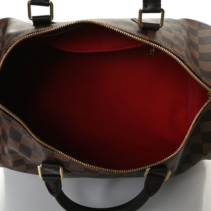 Louis Vuitton Damier Ebene Speedy Bandouliere 35 5 of 13