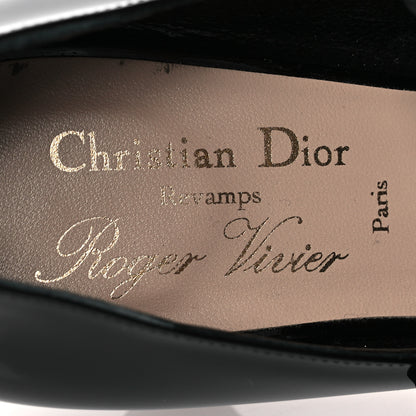 Christian Dior Patent 62-22 Pumps 40 Black Green 9 of 11