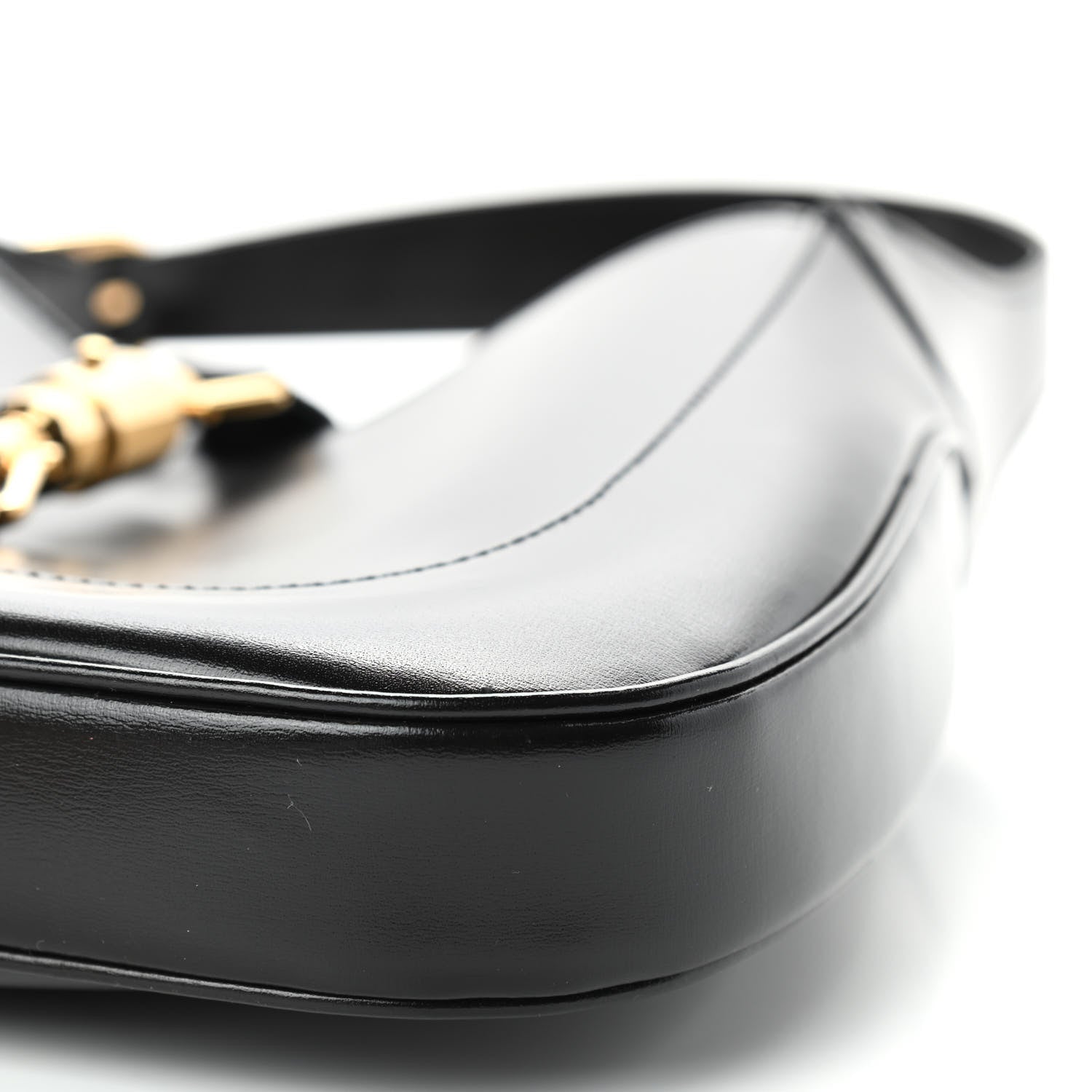 Gucci Boarded Dyana Lux Calfskin Small Jackie 1961 Hobo Black 9 of 11