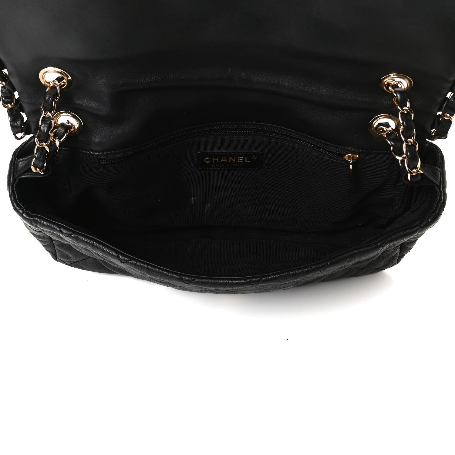 Chanel Calfskin Quilted Medium Chain Me Flap Black 5 of 16