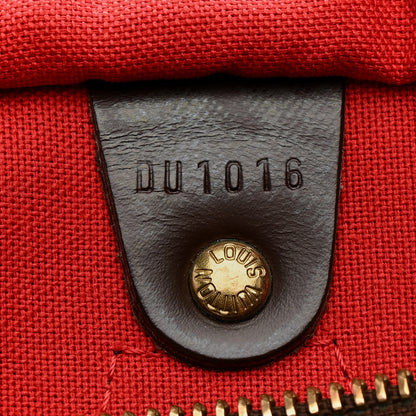 Louis Vuitton Damier Ebene Speedy 30 7 of 17