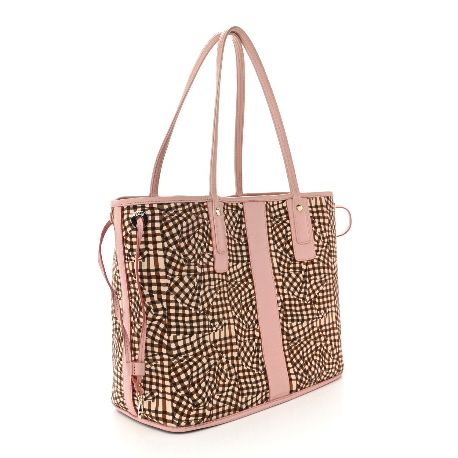 MCM Visetos Medium Liz Reversible Shopper Tote Soft Pink 5 of 19