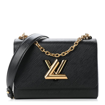 Louis Vuitton Epi Twist Shoulder Bag MM Black 1 of 9