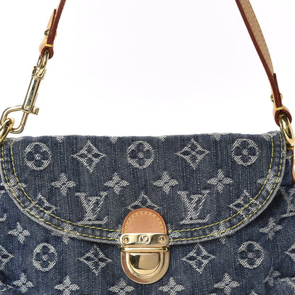 Louis Vuitton Monogram Denim Mini Pleaty Blue 10 of 10