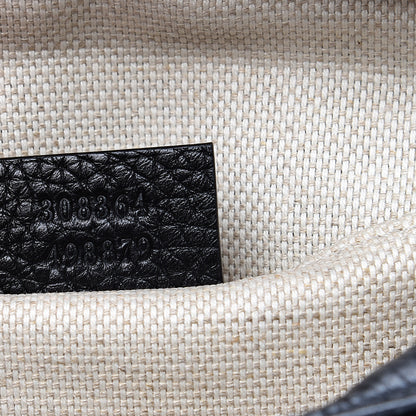 Gucci Pebbled Calfskin Small Soho Disco Bag Black 6 of 11