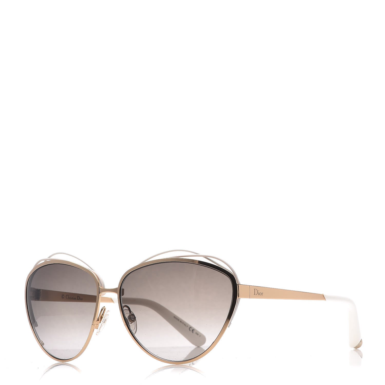 Christian Dior Songe Sunglasses Gold 1 of 12