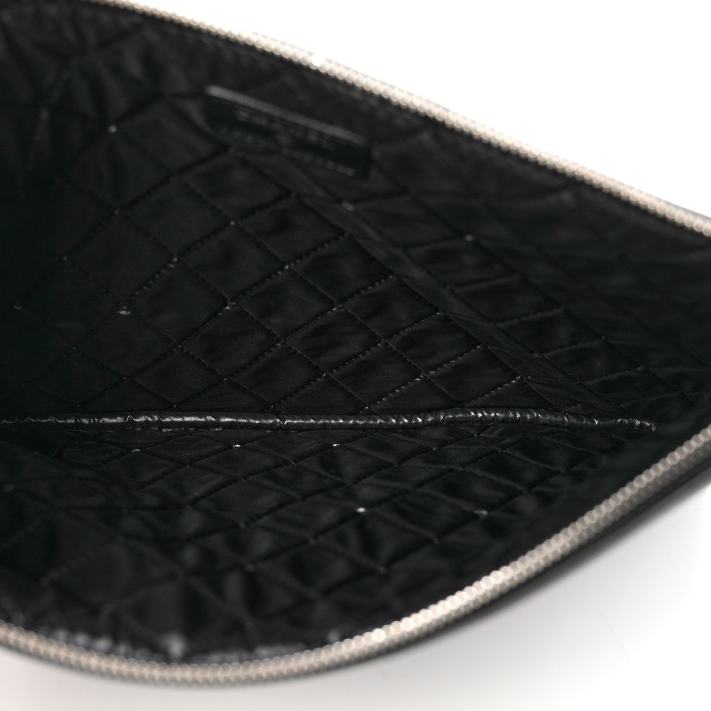 Lambskin Medium Cuba Car Cosmetic Case Black
