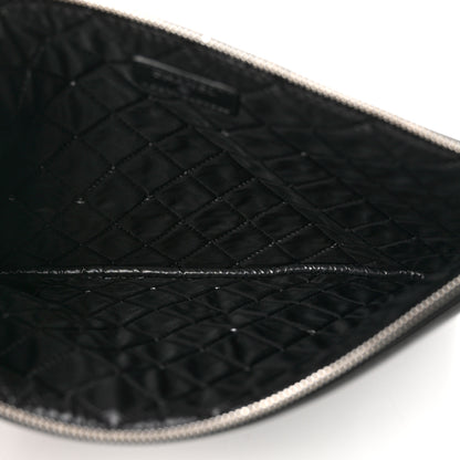 Chanel Lambskin Medium Cuba Car Cosmetic Case Black 5 of 7
