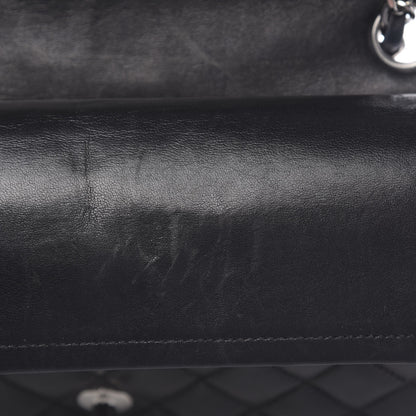 Chanel Lambskin Quilted Medium Double Flap Black 11 of 17