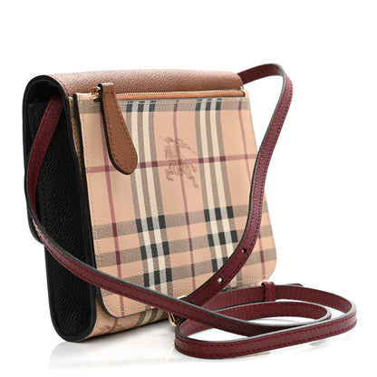 Burberry Haymarket Check Small Loxley Crossbody Bright Toffee 3 of 9