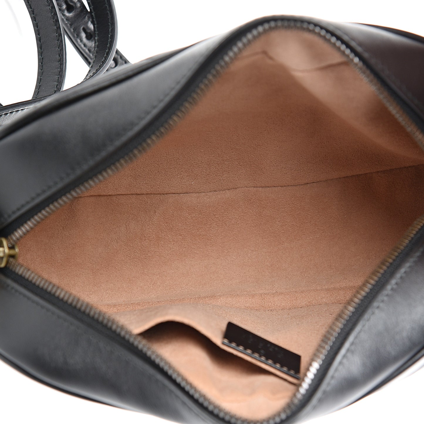 Calfskin Matelasse Small GG Marmont Chain Shoulder Bag Black