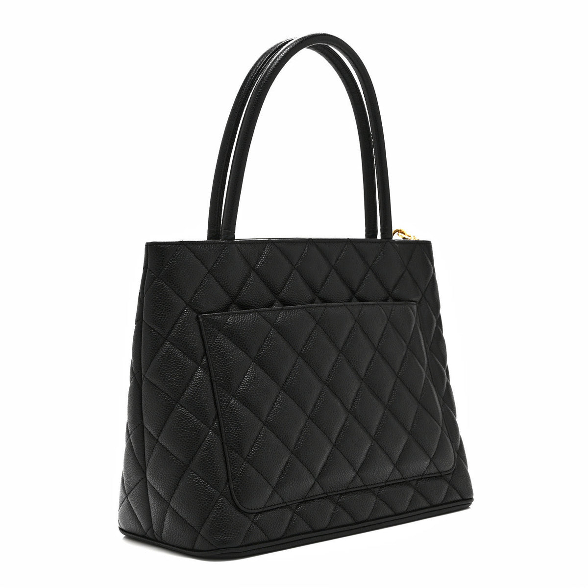 Chanel Caviar Quilted Medallion Tote Black 3 of 10