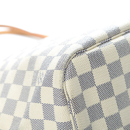 Louis Vuitton Damier Azur Neverfull MM 9 of 24