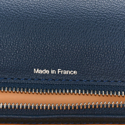 Delvaux Grained Calfskin MM Brillant Satchel Navy 7 of 11
