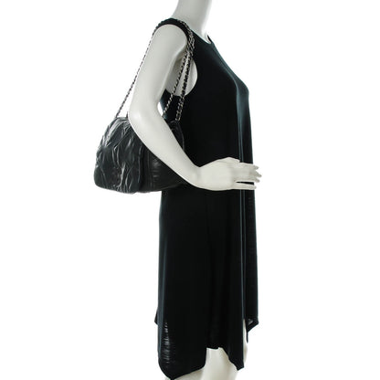 Chanel Iridescent Calfskin Glint Accordion Flap Black 2 of 8