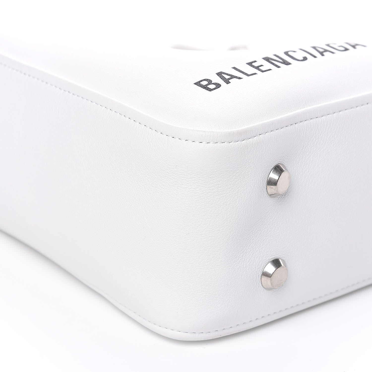 Balenciaga Calfskin S Triangle Duffle White 8 of 9