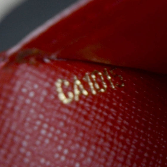 Louis Vuitton Damier Ebene Koala Small Ring Agenda Red 1 of 1