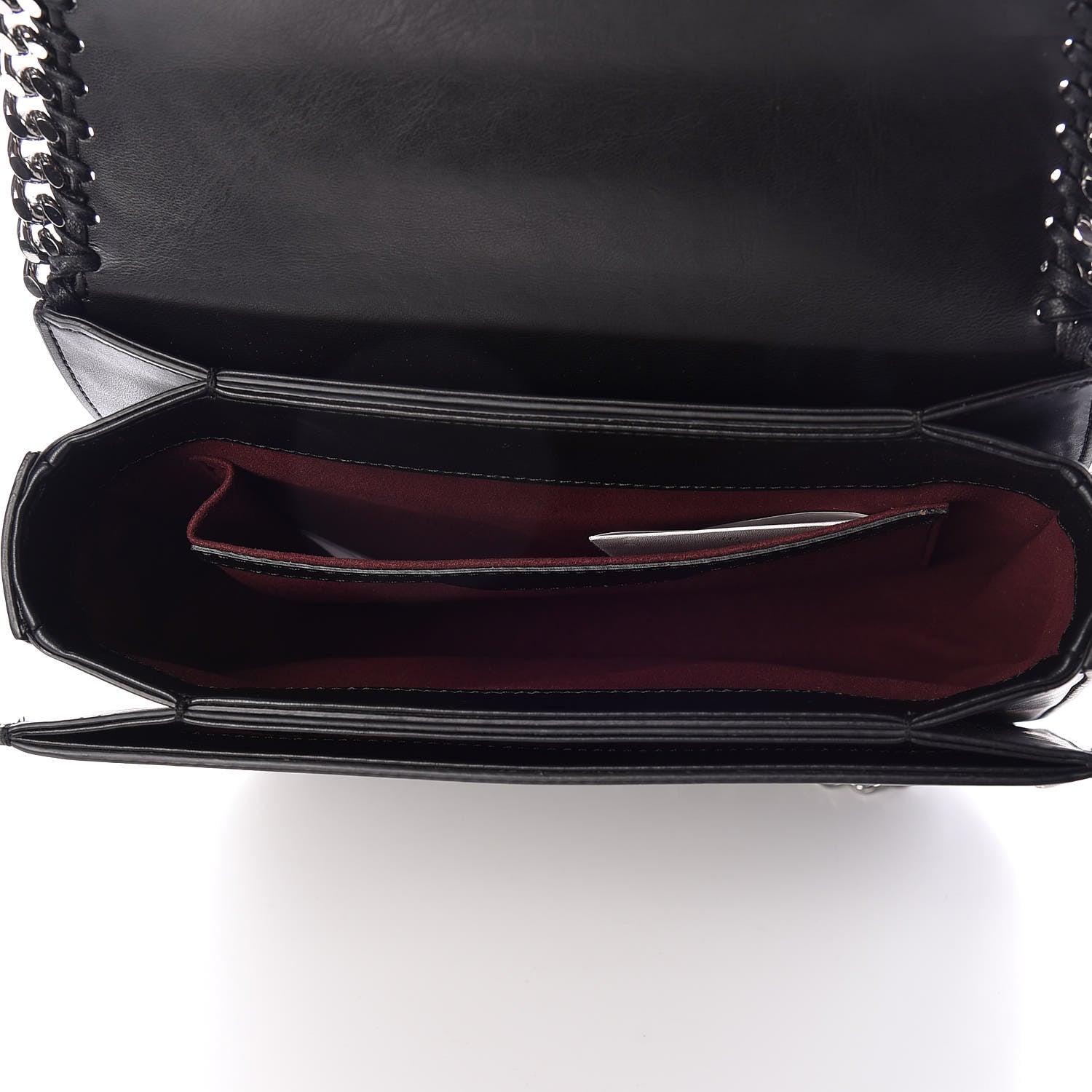 Stella McCartney Eco Alter Nappa Medium Falabella Box Floral Embellished Shoulder Bag Black 7 of 12
