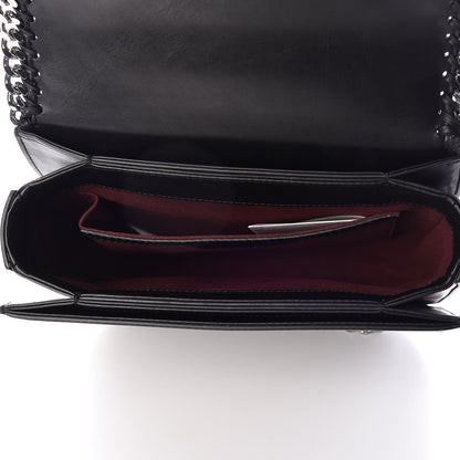 Stella McCartney Eco Alter Nappa Medium Falabella Box Floral Embellished Shoulder Bag Black 7 of 12