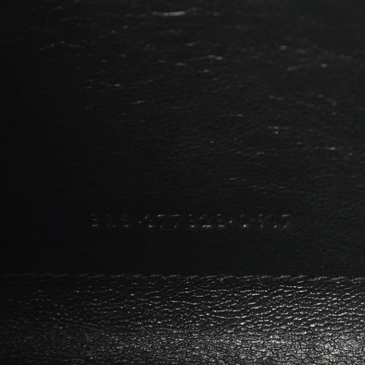 Saint Laurent Grain De Poudre Matelasse Chevron Monogram Chain Wallet Black 7 of 7
