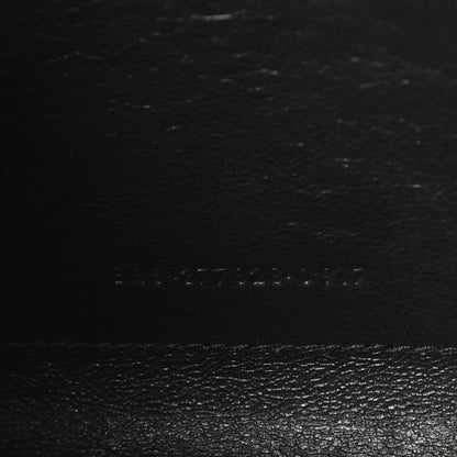 Saint Laurent Grain De Poudre Matelasse Chevron Monogram Chain Wallet Black 7 of 7