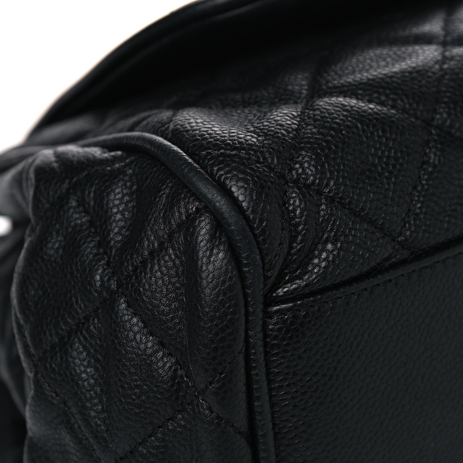 Chanel Caviar Quilted Timeless Accordion Flap Black 9 of 12