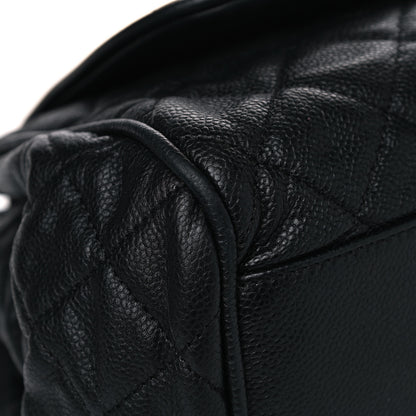 Chanel Caviar Quilted Timeless Accordion Flap Black 9 of 12