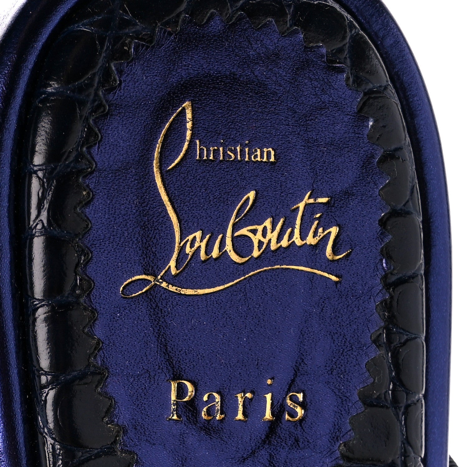 Christian Louboutin Mens Coolito Donna Flat Mules 41 Navy Multi 7 of 9