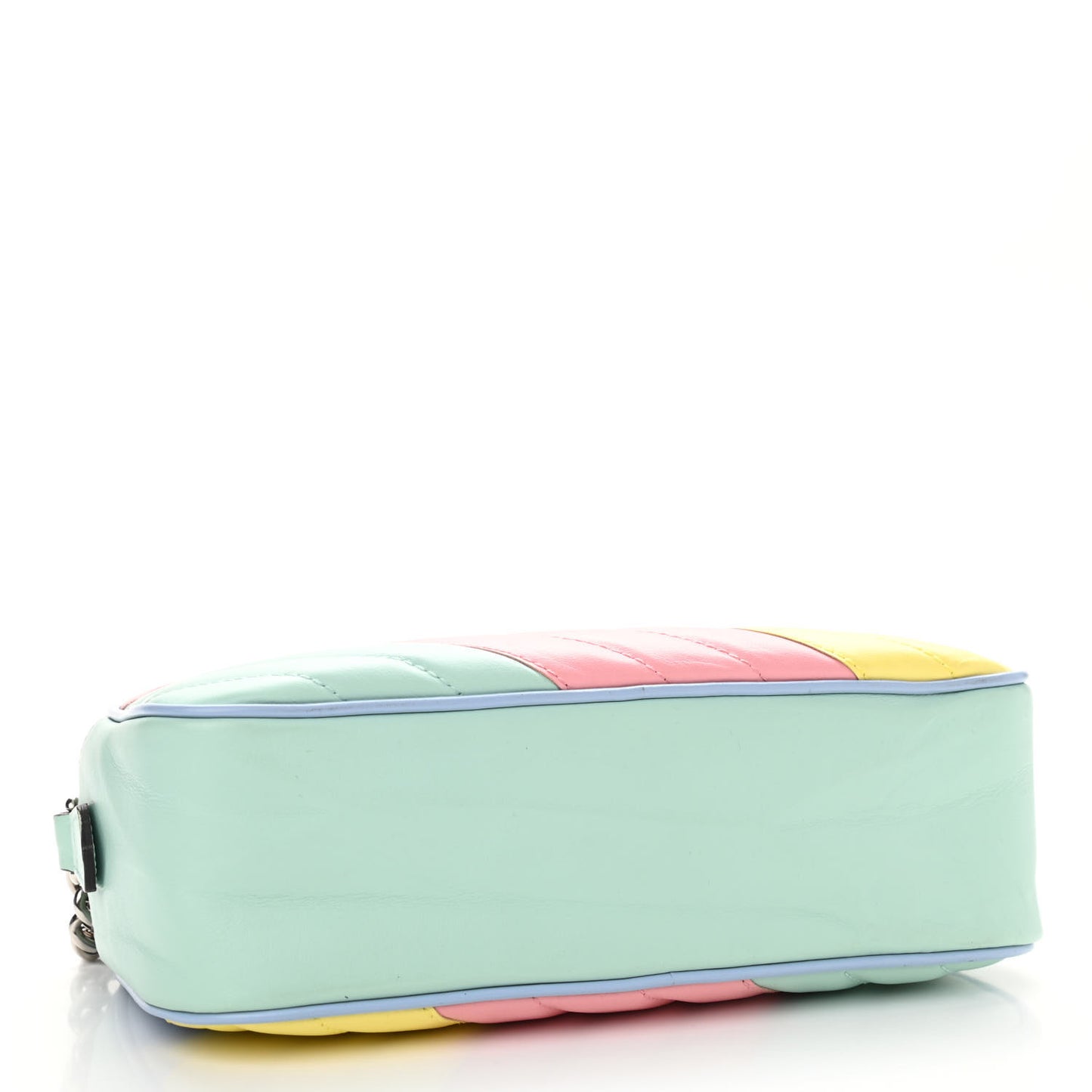 Calfskin Matelasse Diagonal Small GG Marmont Chain Shoulder Bag Multicolor Pastel