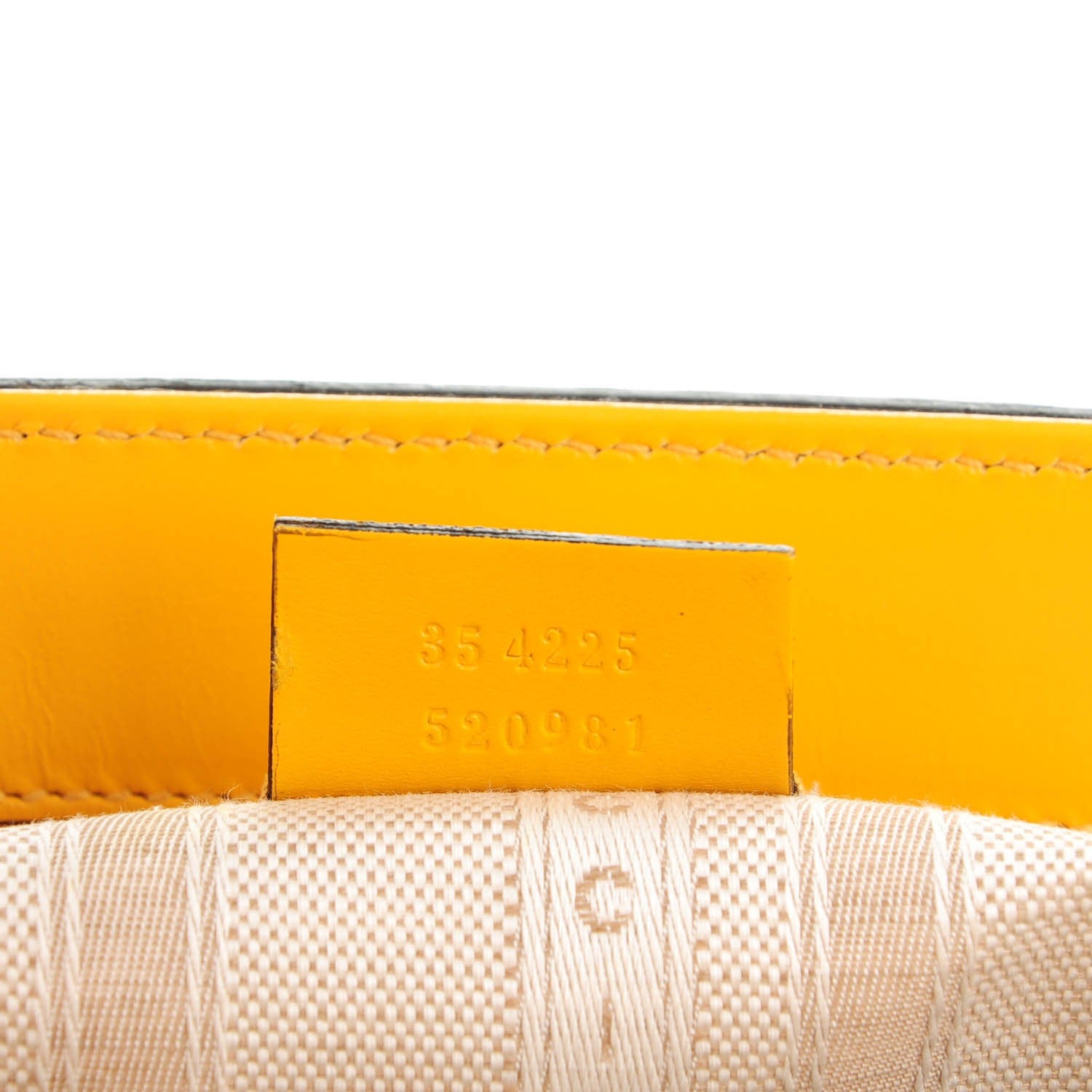 Gucci Hilary Lux Bright Diamante Medium Top Handle Bag Bumblebee 7 of 7