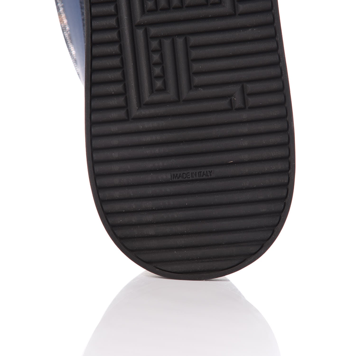 Fendi Technical Mesh Tulle Slip On Sneaker 35 Blue Tobacco 6 of 11