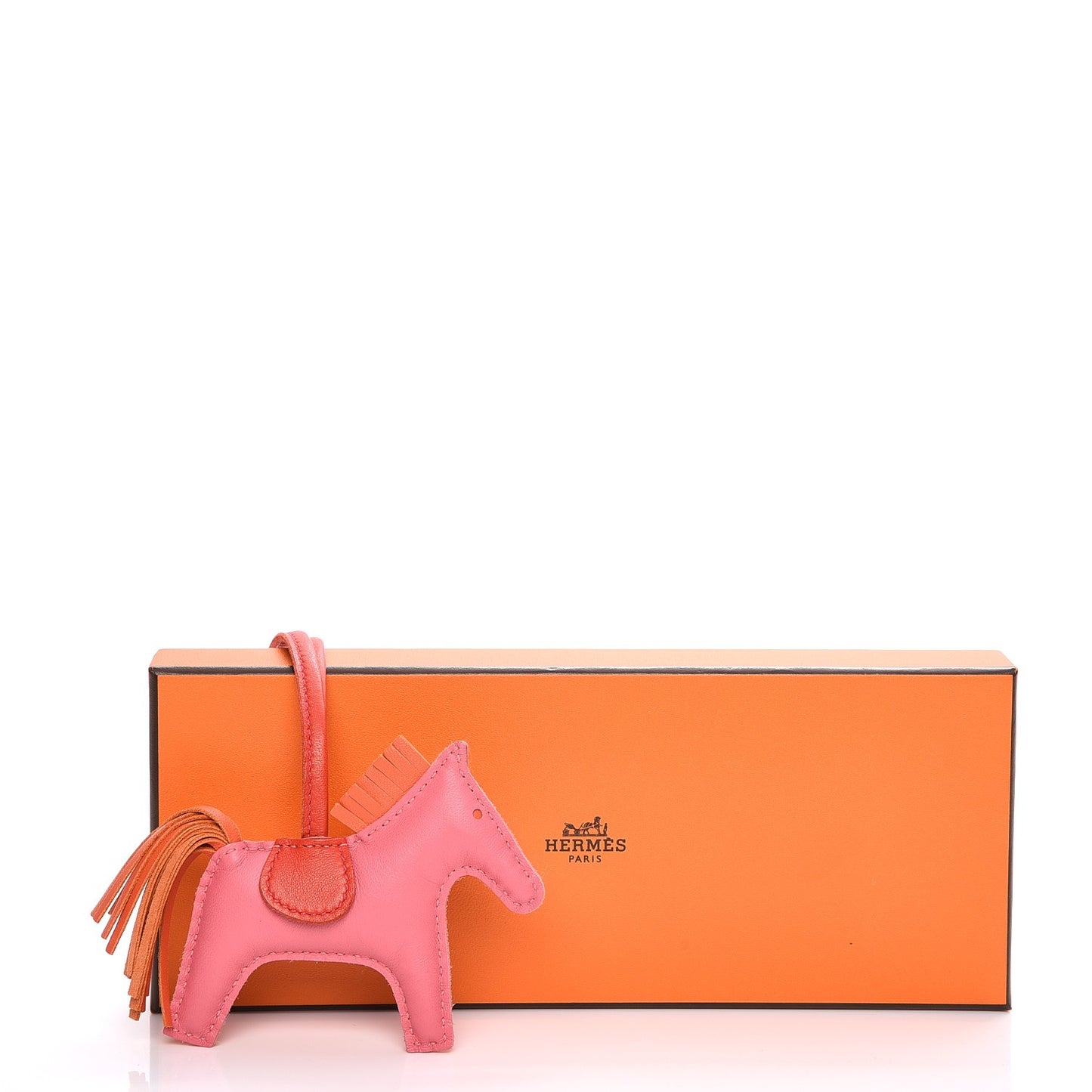 Milo Lambskin Grigri Rodeo Bag Charm PM Rose Azalee Orange Poppy Rouge Indien