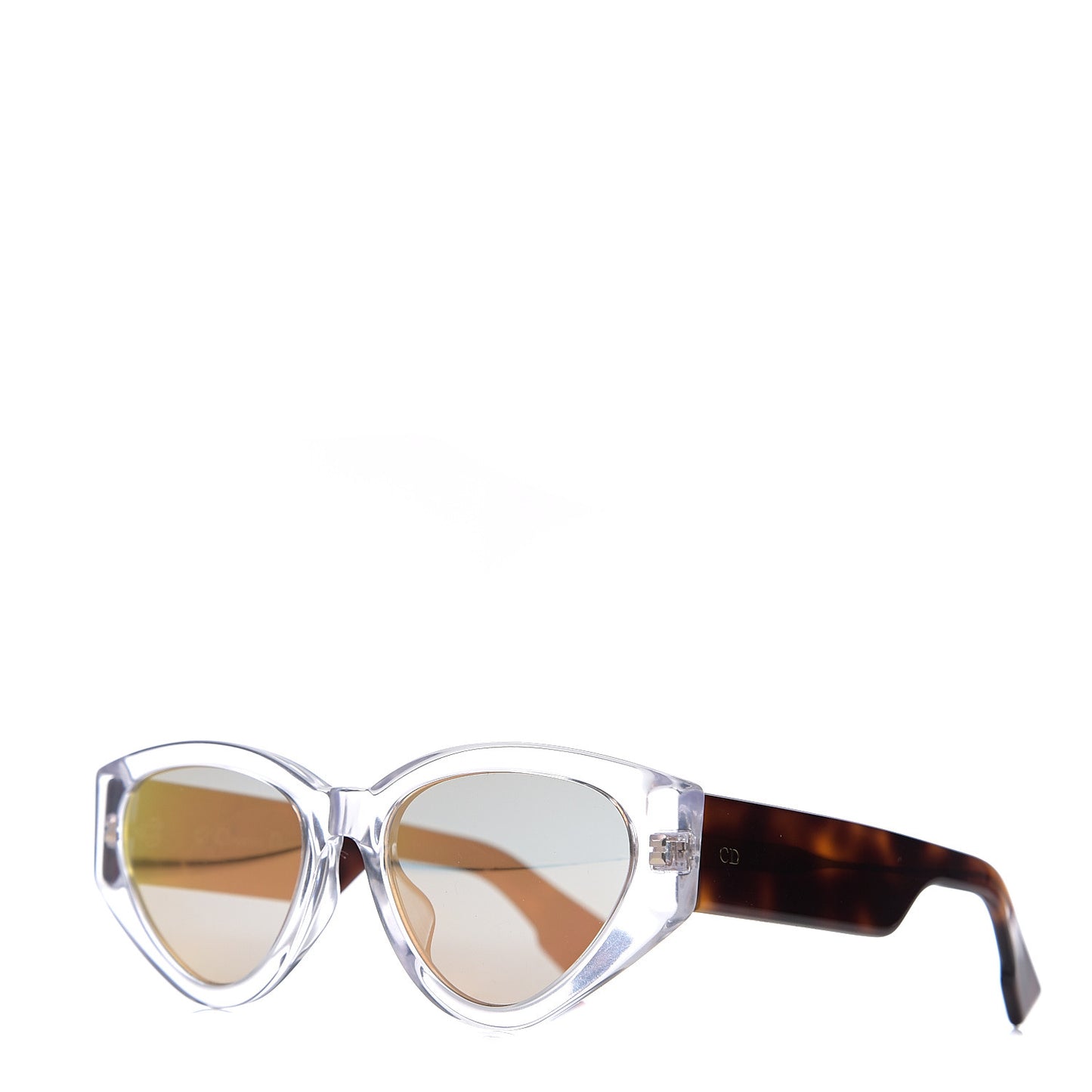 Spirit 2 Oval Sunglasses Transparent Tortoise