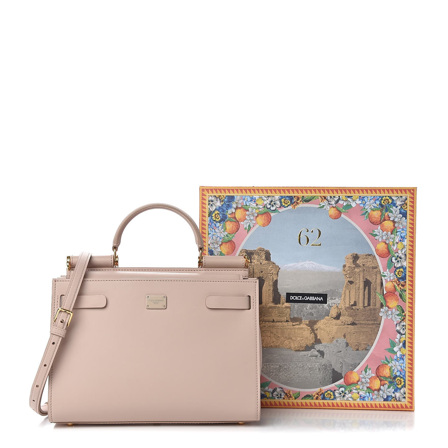 Calfskin Small Sicily 62 Powdery Pink