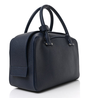 Delvaux Taurillon Soft Cool Box MM Satchel Navy 4 of 9