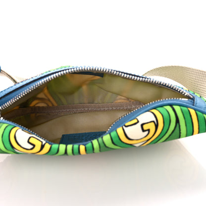 Gucci X THE NORTH FACE Econyl Nylon Belt Bag Green 5 of 15