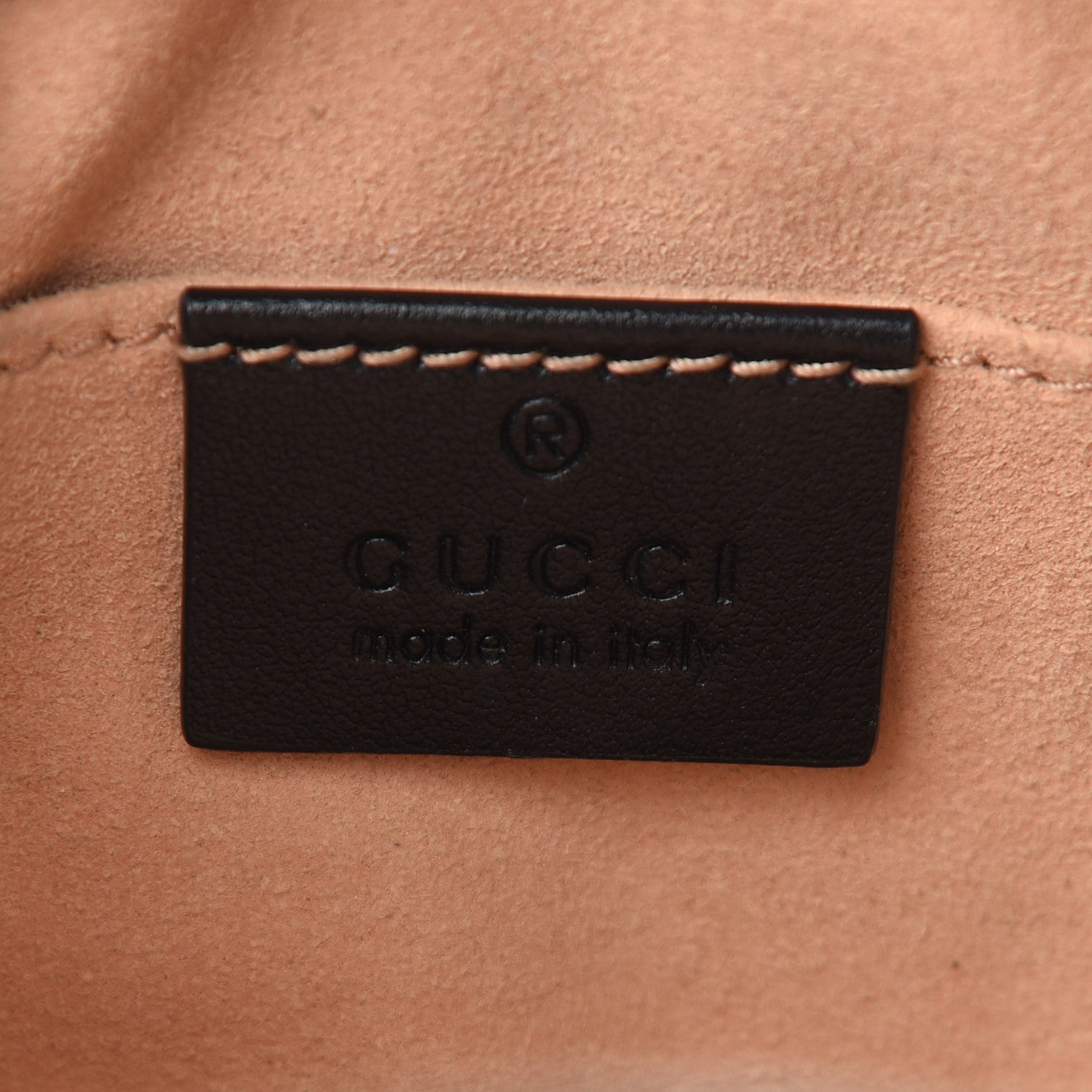 Gucci Calfskin Matelasse Small GG Marmont Chain Shoulder Bag Black 6 of 11