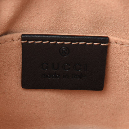 Gucci Calfskin Matelasse Small GG Marmont Chain Shoulder Bag Black 6 of 11